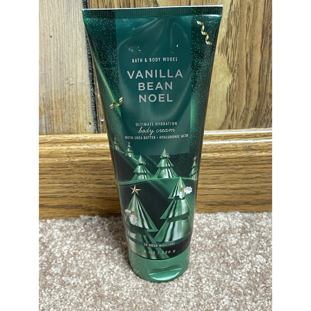 Bath & Body‎ Works Vanilla Bean Noel 8 oz Ultimate Hydration Body Cream New